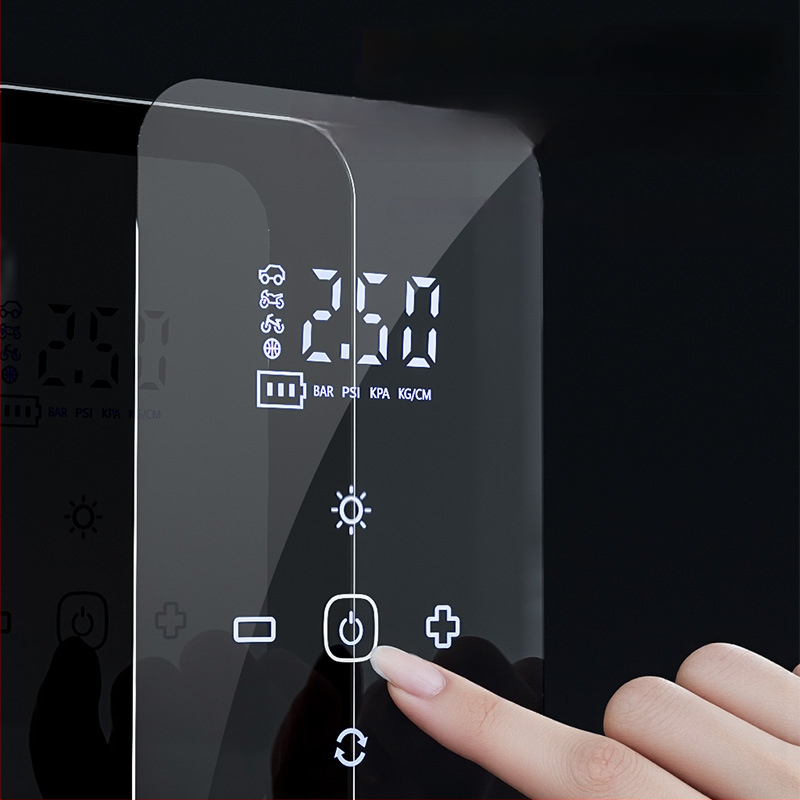 Automobilska pumpa za gume s digitalnim zaslonom, 12V, 80W, 35 L/min, USB punjenje