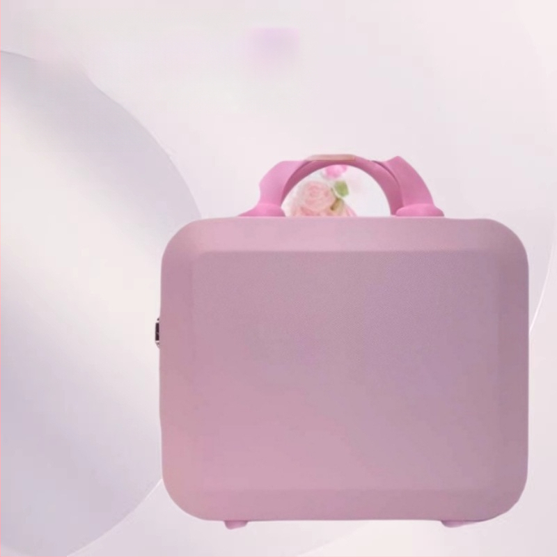 Sminktároló ABS anyagból, cipzárral, kerekek nélkül, 700 g, hagyományos kombinációs zár