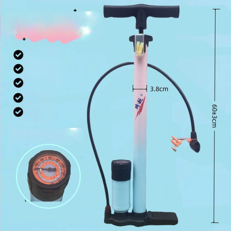 Kézi levegőpumpa elektromos autókhoz, kerékpárokhoz és triciklikhez