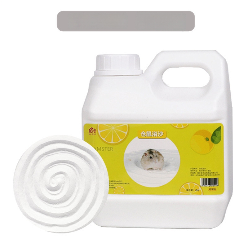 Hörcsög és csincsilla fürdőhomok – 2-in-1 fürdőhomok sterilizálással és dezodorálással