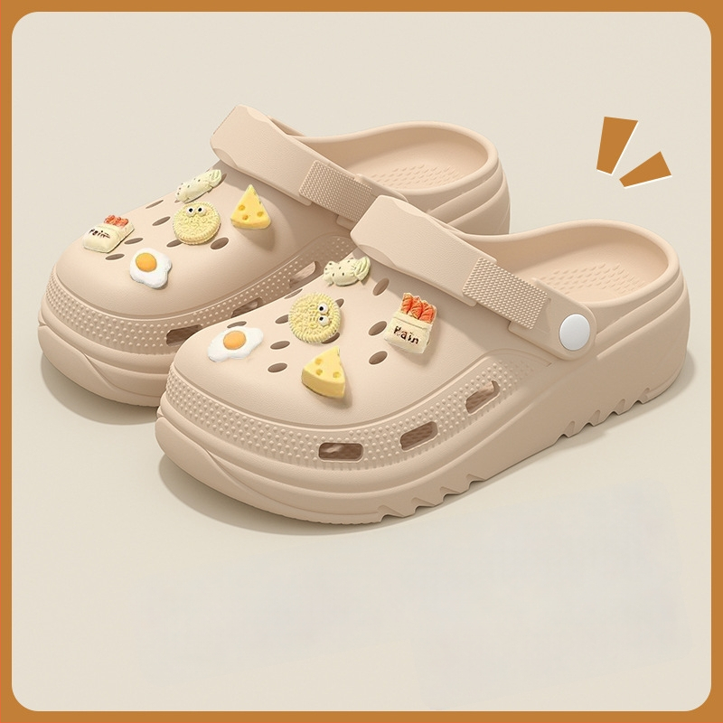 Trudnice: EVA cipele s rupicama, protuklizne, Crocs-stilu sandale s zatvorenim prstom, ljetni model 2025