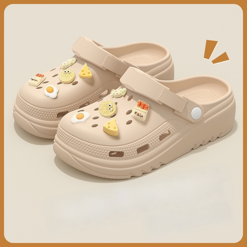 Trudnice: EVA cipele s rupicama, protuklizne, Crocs-stilu sandale s zatvorenim prstom, ljetni model 2025