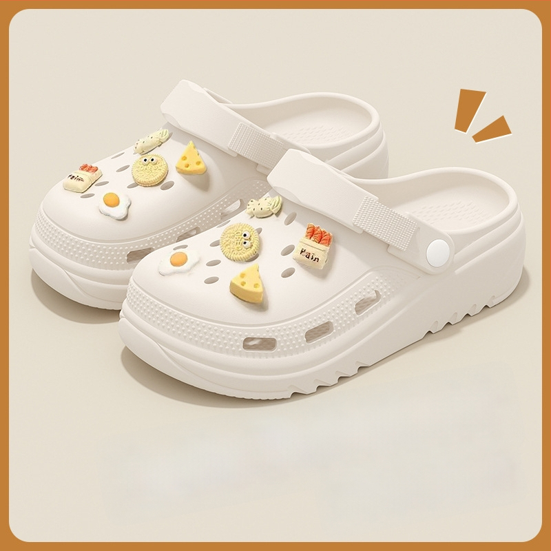 Trudnice: EVA cipele s rupicama, protuklizne, Crocs-stilu sandale s zatvorenim prstom, ljetni model 2025