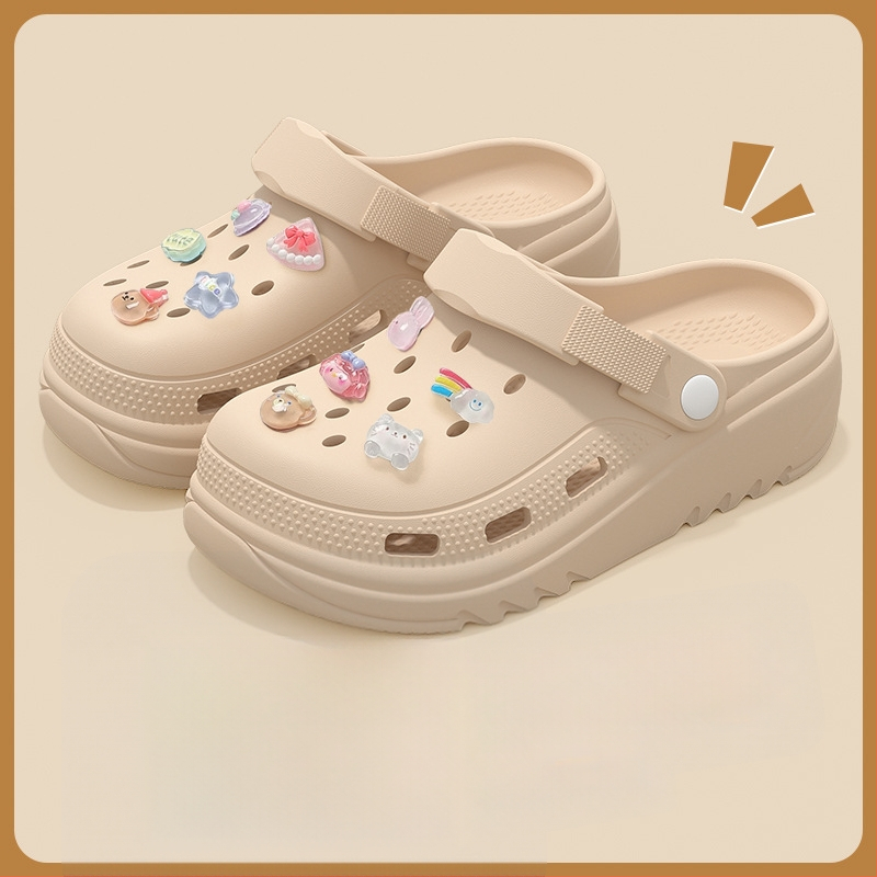 Trudnice: EVA cipele s rupicama, protuklizne, Crocs-stilu sandale s zatvorenim prstom, ljetni model 2025