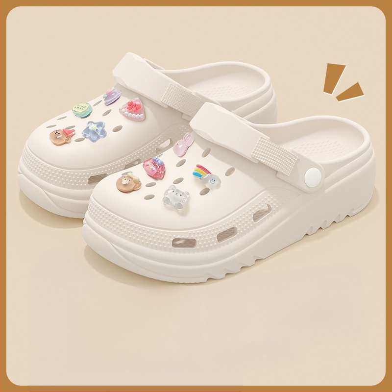 Trudnice: EVA cipele s rupicama, protuklizne, Crocs-stilu sandale s zatvorenim prstom, ljetni model 2025