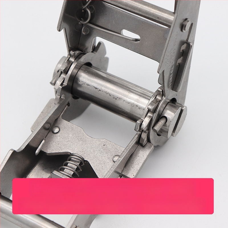 Trump 304 rozsdamentes acélból készült feszítő horog nélkül rakományhevederhez, körkörös rögzítésre alkalmas