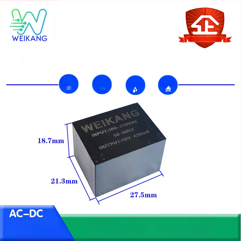 Μονάδα τροφοδοσίας, 24W, έξοδοι 12V2A & 24V1A, μηδενικός θόρυβος, μόνωση πλήρωσης περιβλήματος, AC-DC ευρύ φάσμα εισόδου
