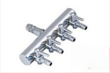 Rozsdamentes acél akváriumi oxigéncső osztó, szelep és levegőpumpa szabályozó