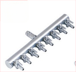 Rozsdamentes acél akváriumi oxigéncső osztó, szelep és levegőpumpa szabályozó