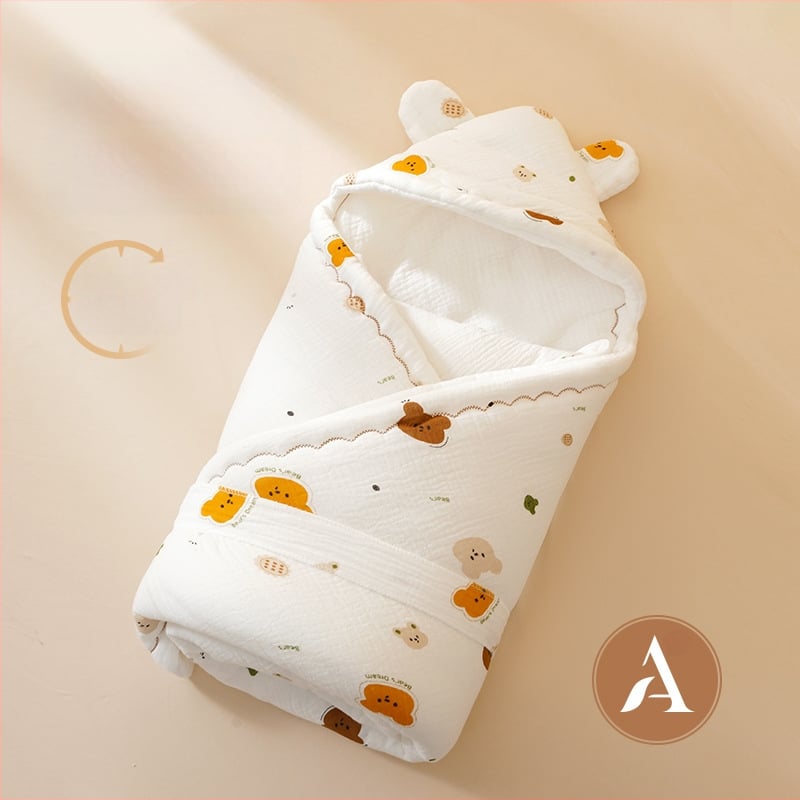 Novorodenecká zavinovačka - Materiál: 100% bavlna, Výplň: polyestrové vlákno, Sezóna: Zima, Vhodné pre deti do 6 mesiacov, Možnosť prispôsobenia