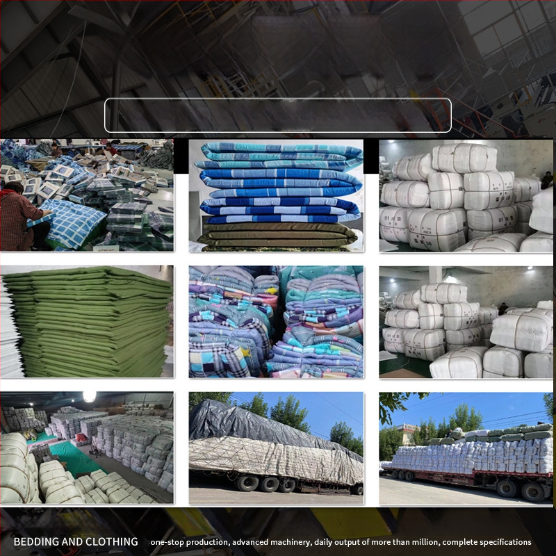 Set de lenjerie de pat din bumbac, trei piese, model în dungI, imprimare și vopsire reactive, țesătură simplă, stil modern minimalist