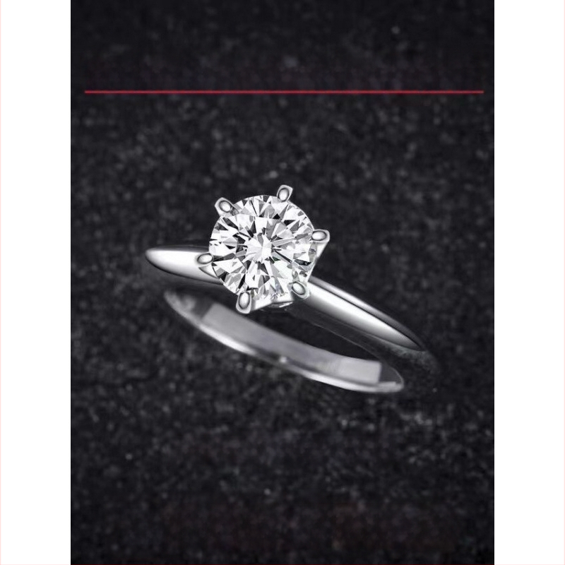 Δαχτυλίδι γάμου με συνθετικό διαμάντι, διαύγεια VVS, σχήμα διαμαντιού, κοπή