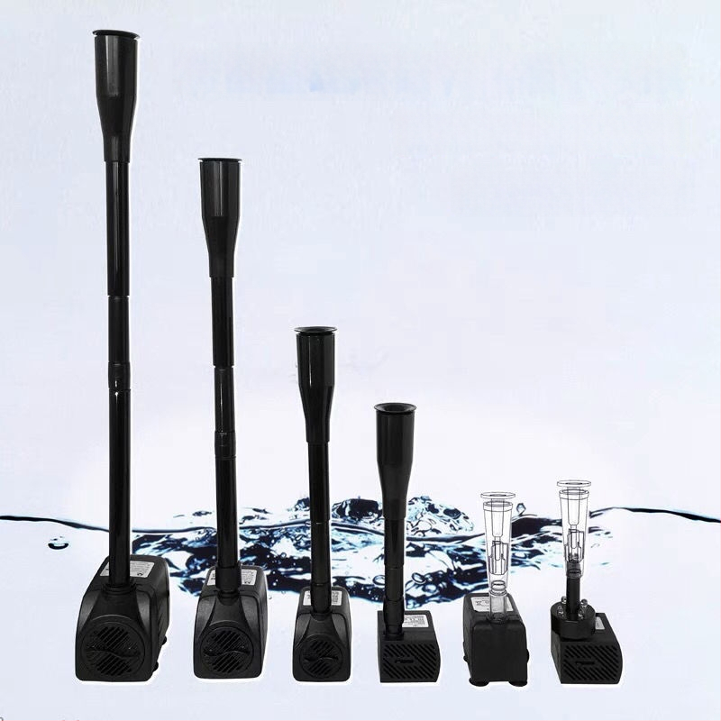 Φονταν με ροκ-κραν λιβάδα με ακροφύσιο μανιταριού για μικρό ενυδρείο με LED φως — Υλικό: Χρώμιο-Ζιρκόνιο-Χαλκός; Μάρκα: Άλλο