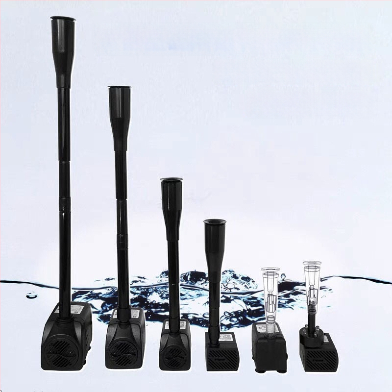 Φονταν με ροκ-κραν λιβάδα με ακροφύσιο μανιταριού για μικρό ενυδρείο με LED φως — Υλικό: Χρώμιο-Ζιρκόνιο-Χαλκός; Μάρκα: Άλλο