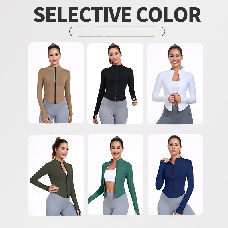 Hypersports γυναικείο τοπ προπόνησης με φερμουάρ για τρέξιμο και γιόγκα, ύφασμα νάιλον/νάιλον, επένδυση σπαντέξ 12%, για όλες τις εποχές