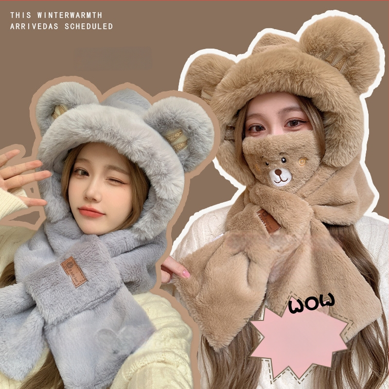 Ακρυλικό σετ κασκόλ και γαντιών για ενήλικες, unisex, για τον χειμώνα