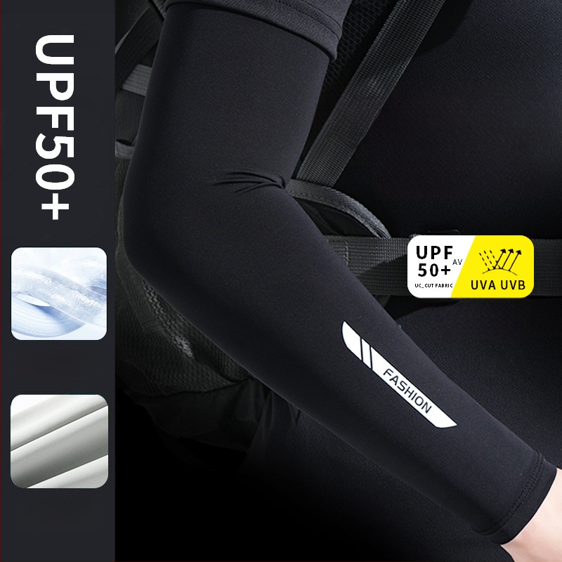 Слънцезащитни ръкави за мъже, найлонова тъкан 71-80%, ледено копринено усещане, бързосъхнещи, подходящи за колоездене, шофиране и риболов