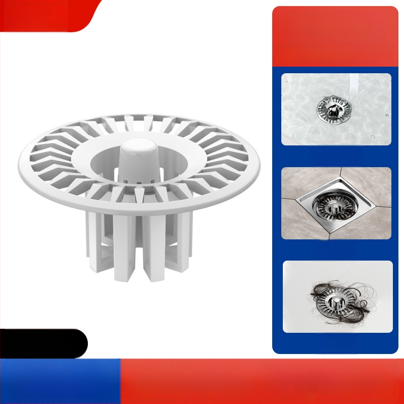 Φίλτρο αποχέτευσης – Πολυχρηστικό πλέγμα κατά του φράγματος για δάπεδο αποχέτευσης, νιπτήρα ρούχων και νιπτήρα; Υλικό ABS; Σύγχρονος μινιμαλιστικός σχεδιασμός