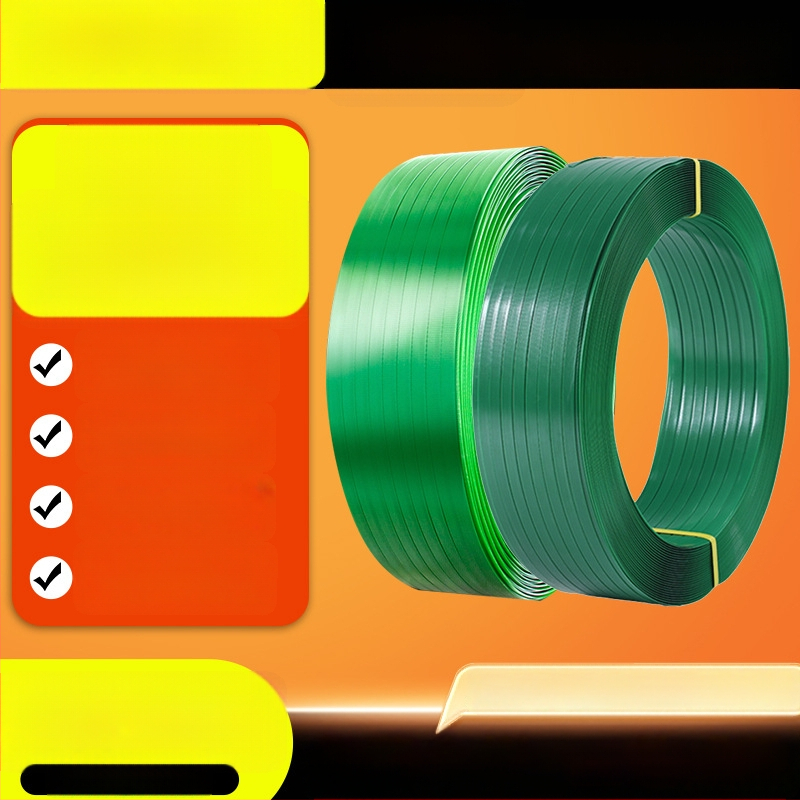 Xichen PET kézi kötöző szalag forróolvadék ragasztóval, modellek 1608/1609/1610, szakítószilárdság 1000 N, tömeg 20 kg