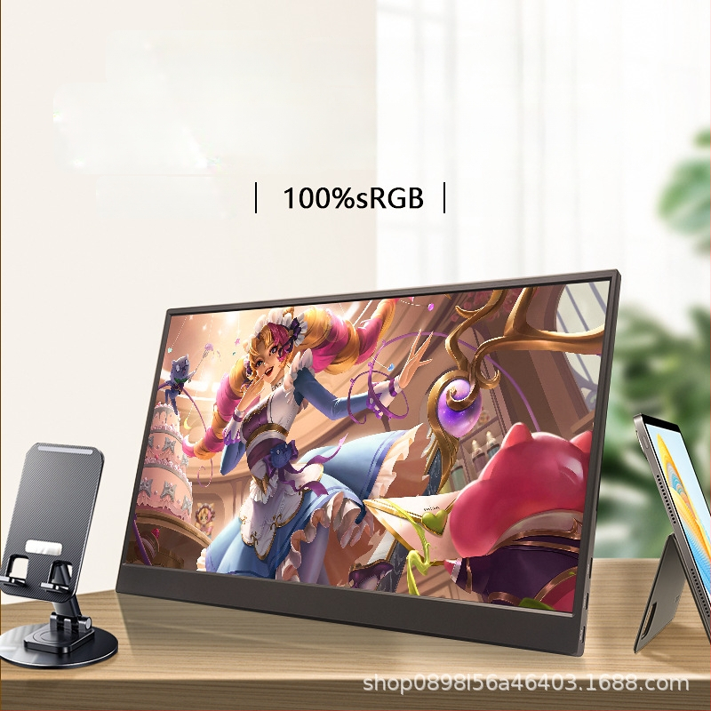 Φορητή IPS οθόνη με ανάλυση 1080p, αναλογία 16:9, USB/HDMI διεπαφή, 15W ισχύς