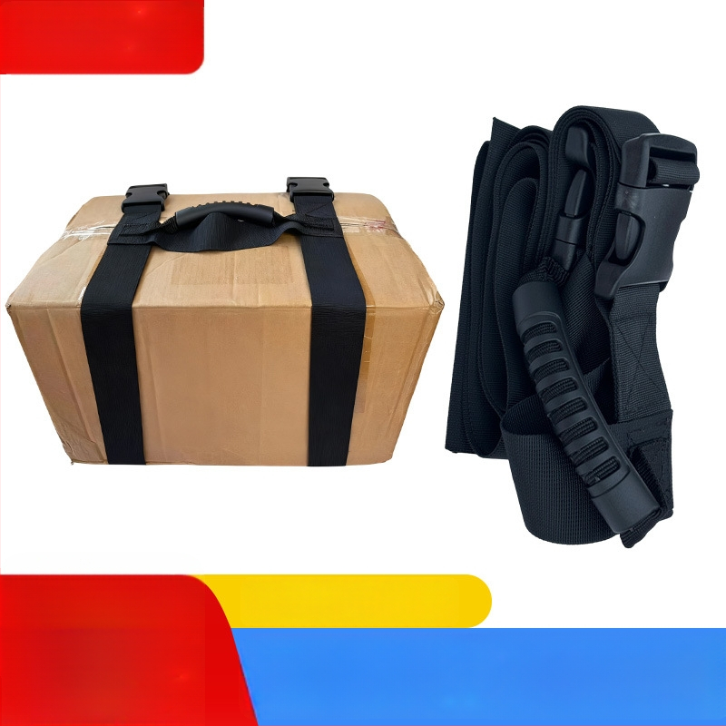 Bretea de transport în formă H, portabilă, cu cataramă îngroșată, țesătură din nylon