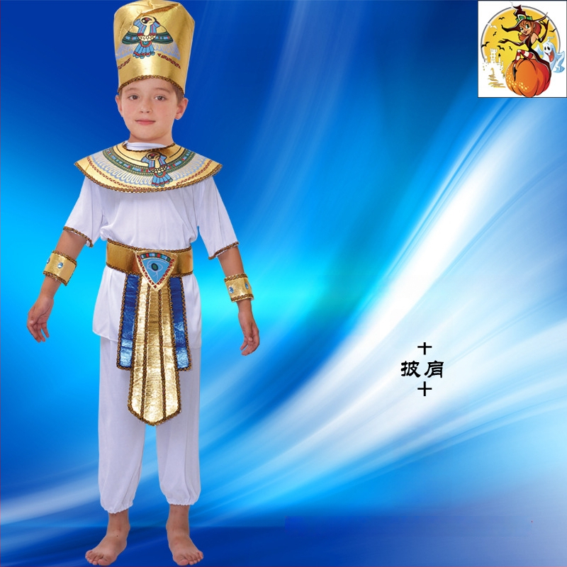 Cosplay Halloween kostim: Egipatski faraon Kleopatra — dječji kostim, princ i princeza