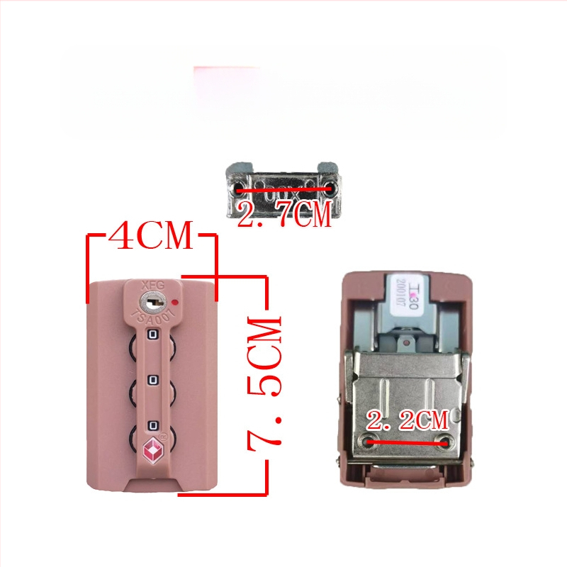 Κλειδαριά βαλίτσας με κωδικό – ABS υλικό, Αντικλοπή, Εξάρτημα αντικατάστασης