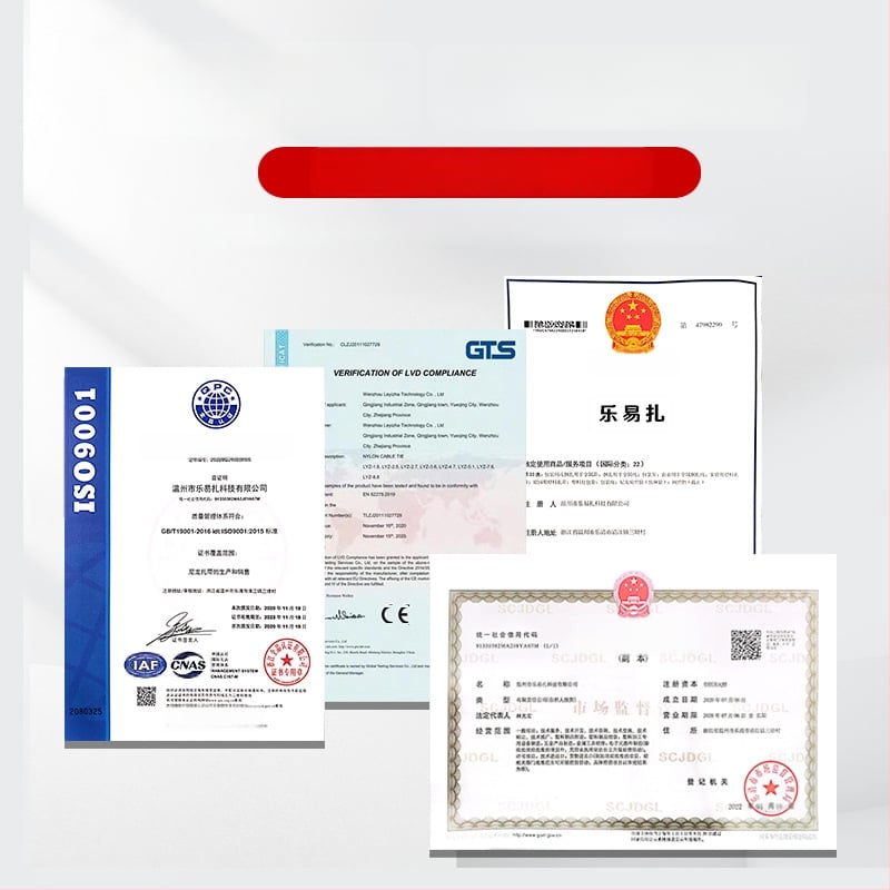 Legături auto-blocante din nailon PA66, marca Leyi zai, pentru depozitare