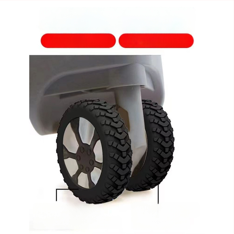 Protecție pentru roților bagajelor, generația a 3-a îmbunătățită, Material TPR, Silențioasă, Rezistentă la uzură, Absorbție de șocuri