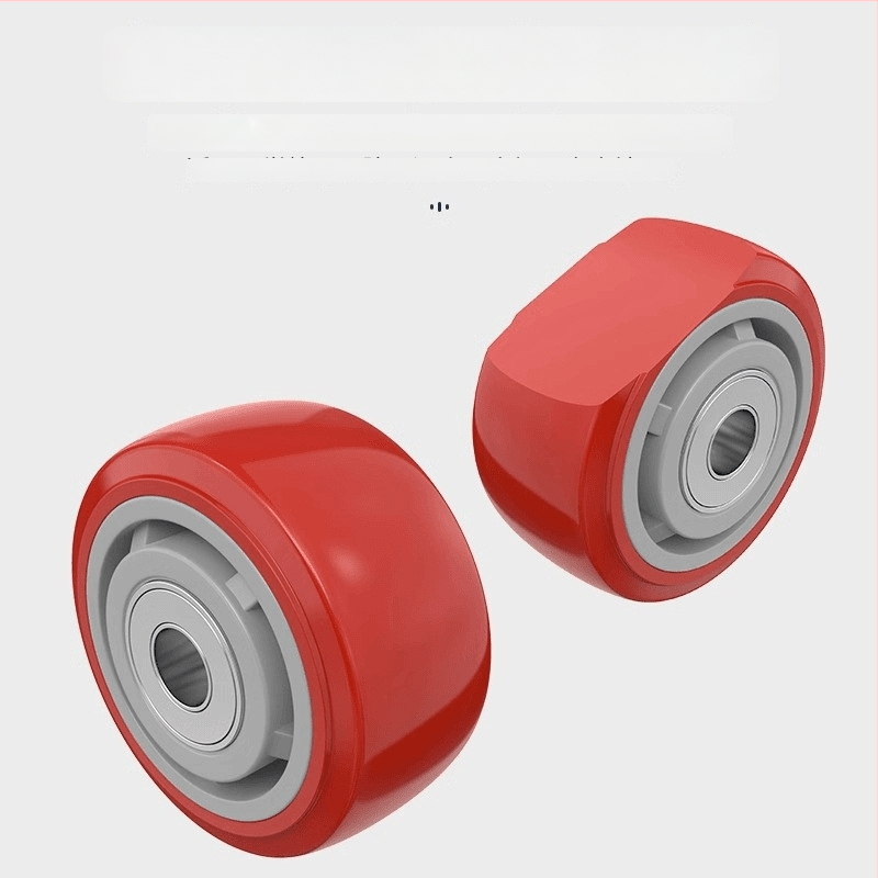 Roată pivotantă universală din poliuretan, pentru cărucioare și remorci – funcționare silențioasă