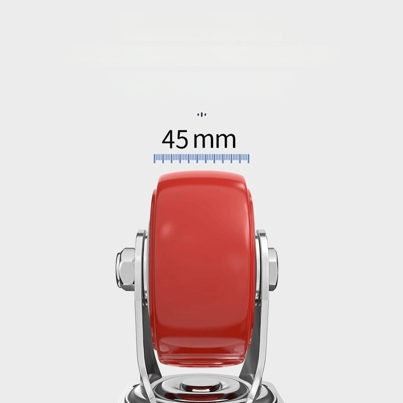 Roată pivotantă universală din poliuretan, pentru cărucioare și remorci – funcționare silențioasă