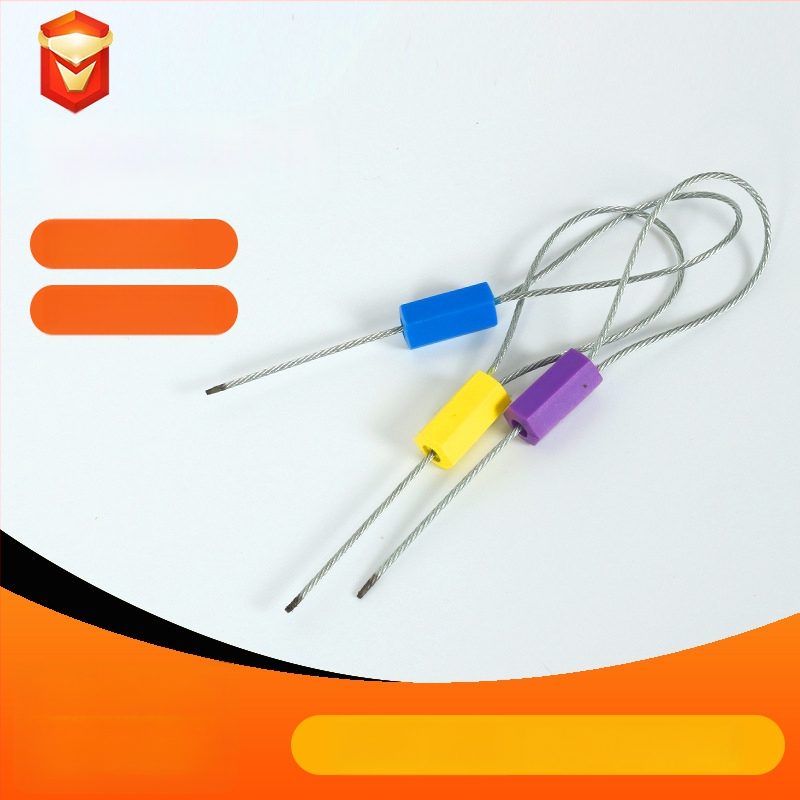 Ștampilă vamală pentru containere cu cablu de oțel, de unică folosință, carcasă din oțel galvanizat + ABS, imprimare gratuită, pentru logistică