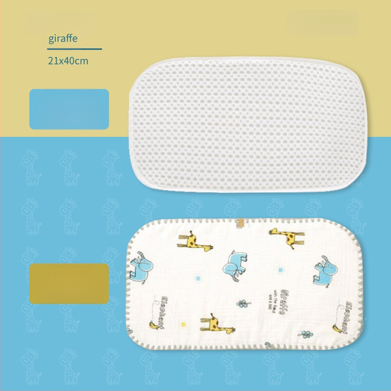 Μαξιλάρι-σύννεφο για νεογνά — Bibione/Bibiwan — 100% βαμβάκι — στυλ κινουμένων σχεδίων — για νεογέννητα 0–1 ετών