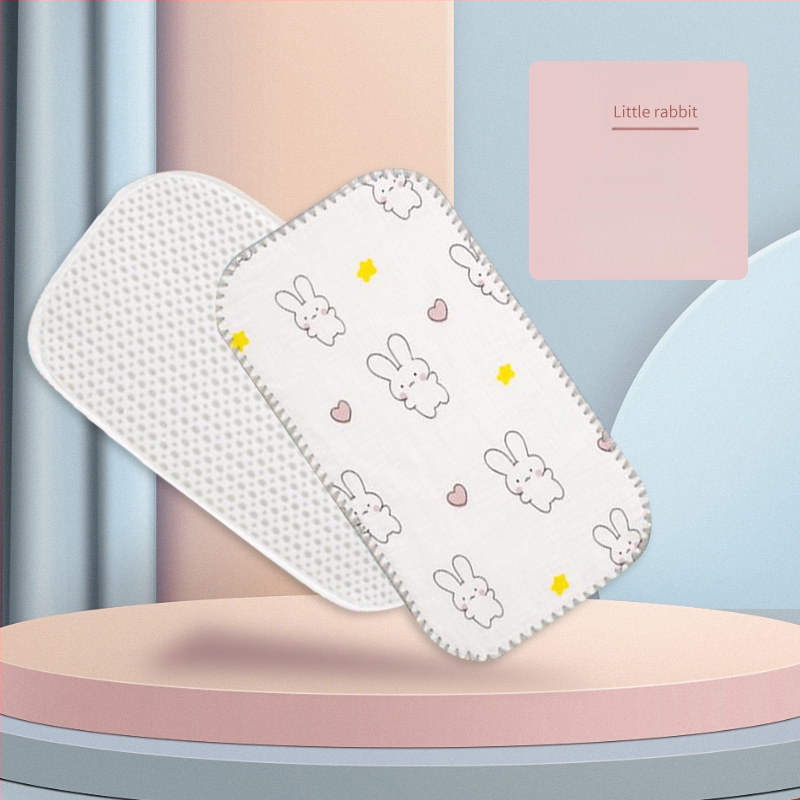 Μαξιλάρι-σύννεφο για νεογνά — Bibione/Bibiwan — 100% βαμβάκι — στυλ κινουμένων σχεδίων — για νεογέννητα 0–1 ετών