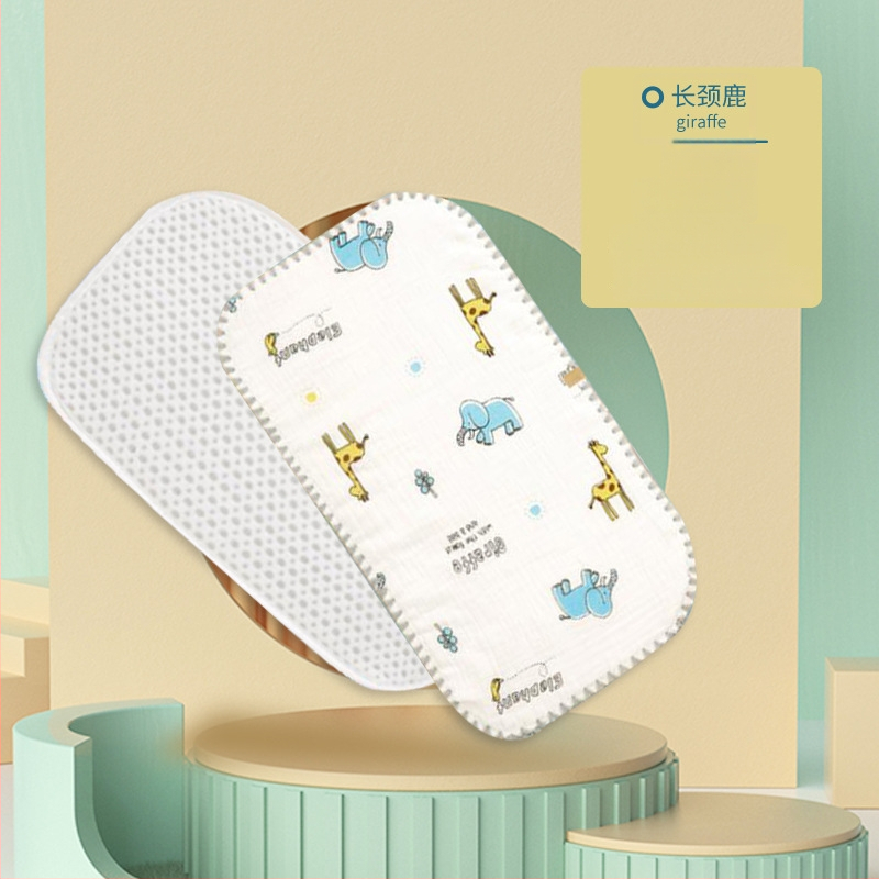 Μαξιλάρι-σύννεφο για νεογνά — Bibione/Bibiwan — 100% βαμβάκι — στυλ κινουμένων σχεδίων — για νεογέννητα 0–1 ετών