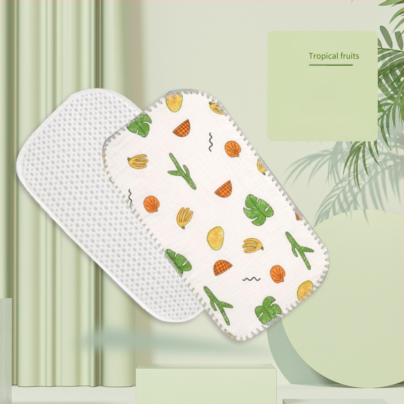 Μαξιλάρι-σύννεφο για νεογνά — Bibione/Bibiwan — 100% βαμβάκι — στυλ κινουμένων σχεδίων — για νεογέννητα 0–1 ετών