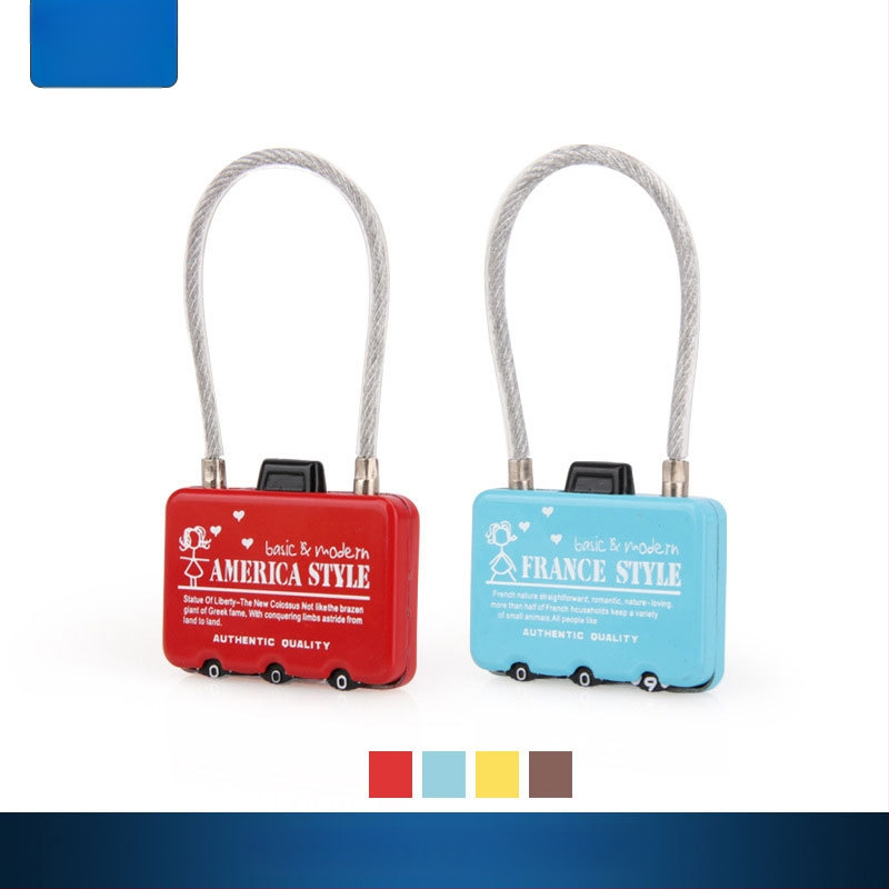 Železný visací zámok s kódovým zámkom pre skrinky, dvere, batožinu a tašky — vhodné pre internát a posilňovňu (letné vydanie 2022)