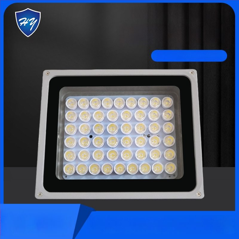 LED kiegészítő világítás megfigyelőkamerákhoz út- és parkoló területeken — IP66, 12V/AC24V/AC220V, 15–100W, 2400–4200 lm