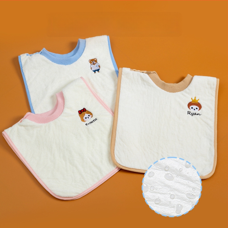 Бебешка кърпа за миене с Coral Velvet, карикатурен принт, бродирана, за бебета, 80–100 g