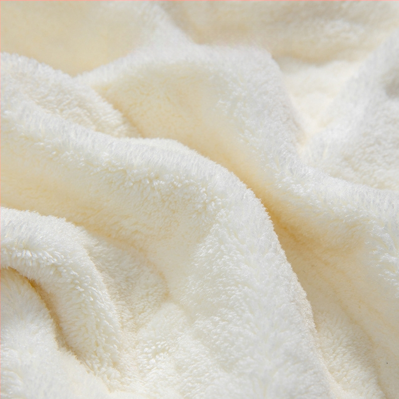 Бебешка кърпа за миене с Coral Velvet, карикатурен принт, бродирана, за бебета, 80–100 g