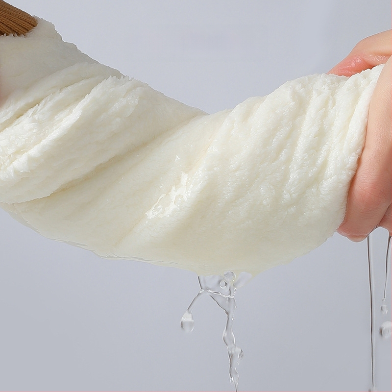 Бебешка кърпа за миене с Coral Velvet, карикатурен принт, бродирана, за бебета, 80–100 g