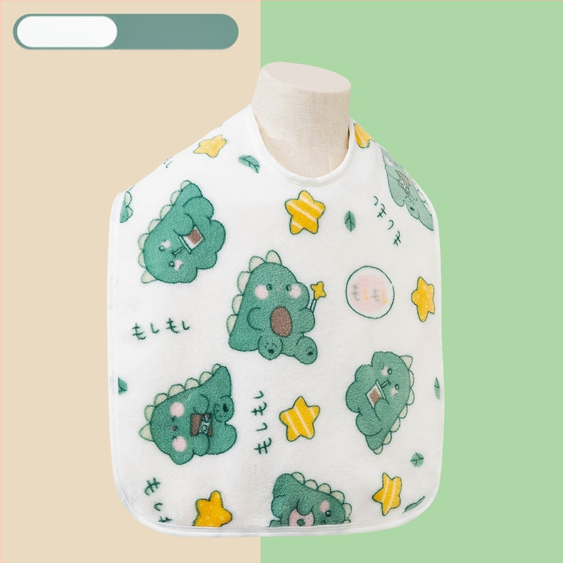 Бебешка кърпа за миене с Coral Velvet, карикатурен принт, бродирана, за бебета, 80–100 g