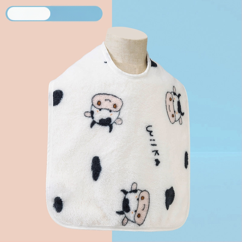 Бебешка кърпа за миене с Coral Velvet, карикатурен принт, бродирана, за бебета, 80–100 g