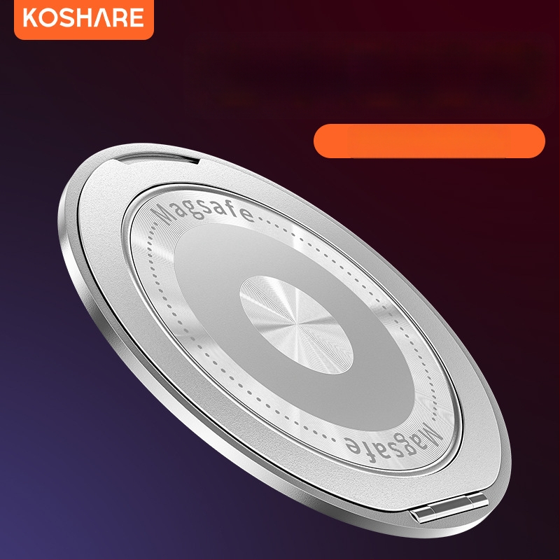 Сгъваема стойка за телефон с магнитно всмукване и адхезивно фиксиране, анти-трептене, метално-пластмасова конструкция, персонализируема, за кола, бюро и дом