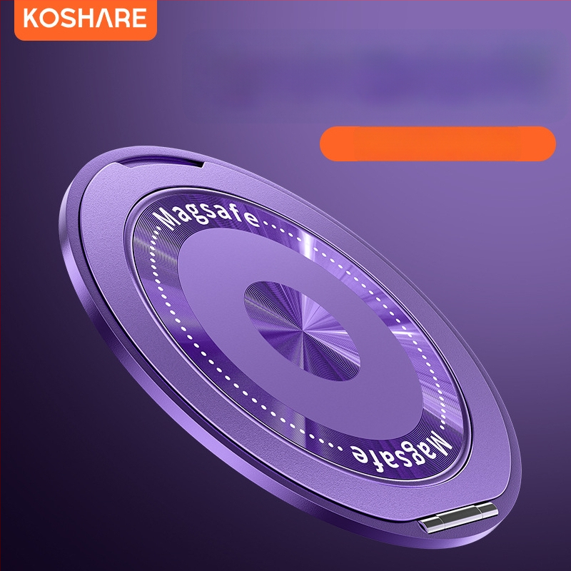 Сгъваема стойка за телефон с магнитно всмукване и адхезивно фиксиране, анти-трептене, метално-пластмасова конструкция, персонализируема, за кола, бюро и дом