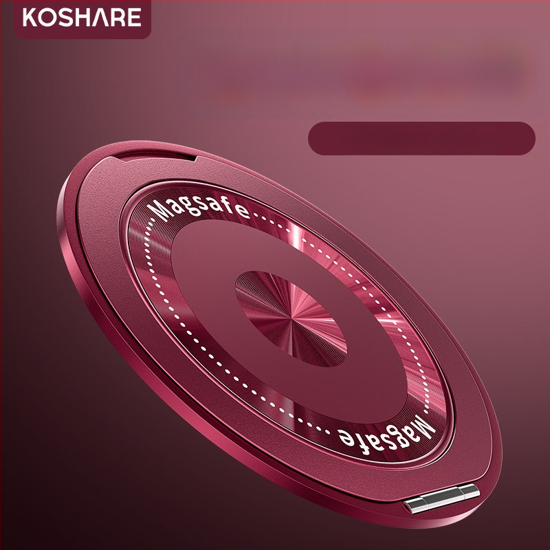 Сгъваема стойка за телефон с магнитно всмукване и адхезивно фиксиране, анти-трептене, метално-пластмасова конструкция, персонализируема, за кола, бюро и дом