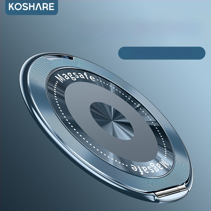 Сгъваема стойка за телефон с магнитно всмукване и адхезивно фиксиране, анти-трептене, метално-пластмасова конструкция, персонализируема, за кола, бюро и дом