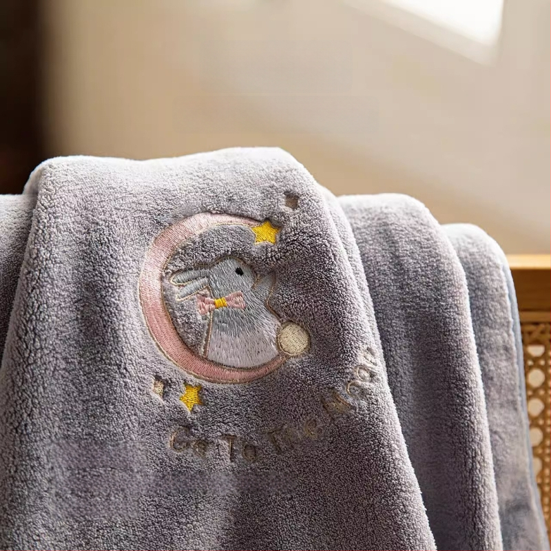 Носима кърпа за баня с обвивка - полиестерни влакна, 150D, абсорбираща, бързосъхнеща, за домашна употреба