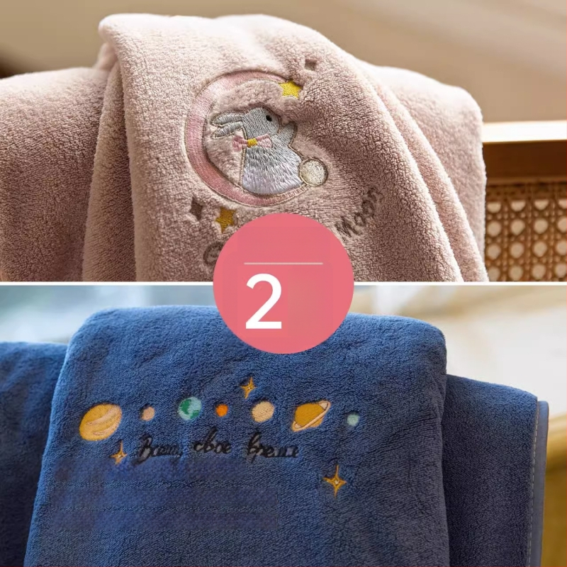 Носима кърпа за баня с обвивка - полиестерни влакна, 150D, абсорбираща, бързосъхнеща, за домашна употреба