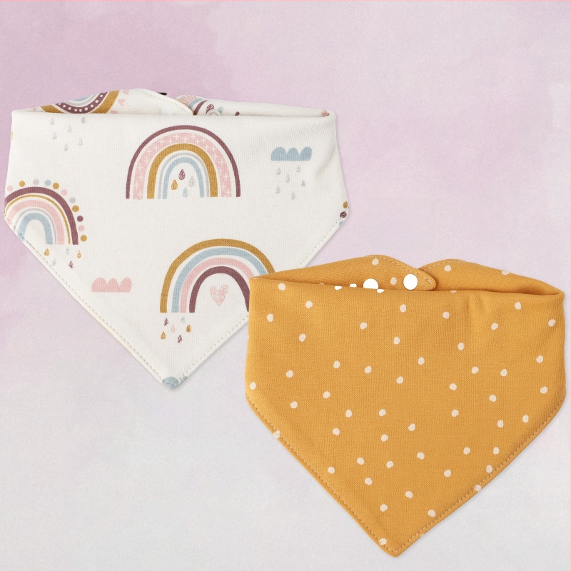 Βρεφικό τριγωνικό σαλιάκι με σχέδιο κινουμένων σχεδίων, 100% βαμβάκι, αδιάβροχο, για νεογέννητα 0–1 έτους